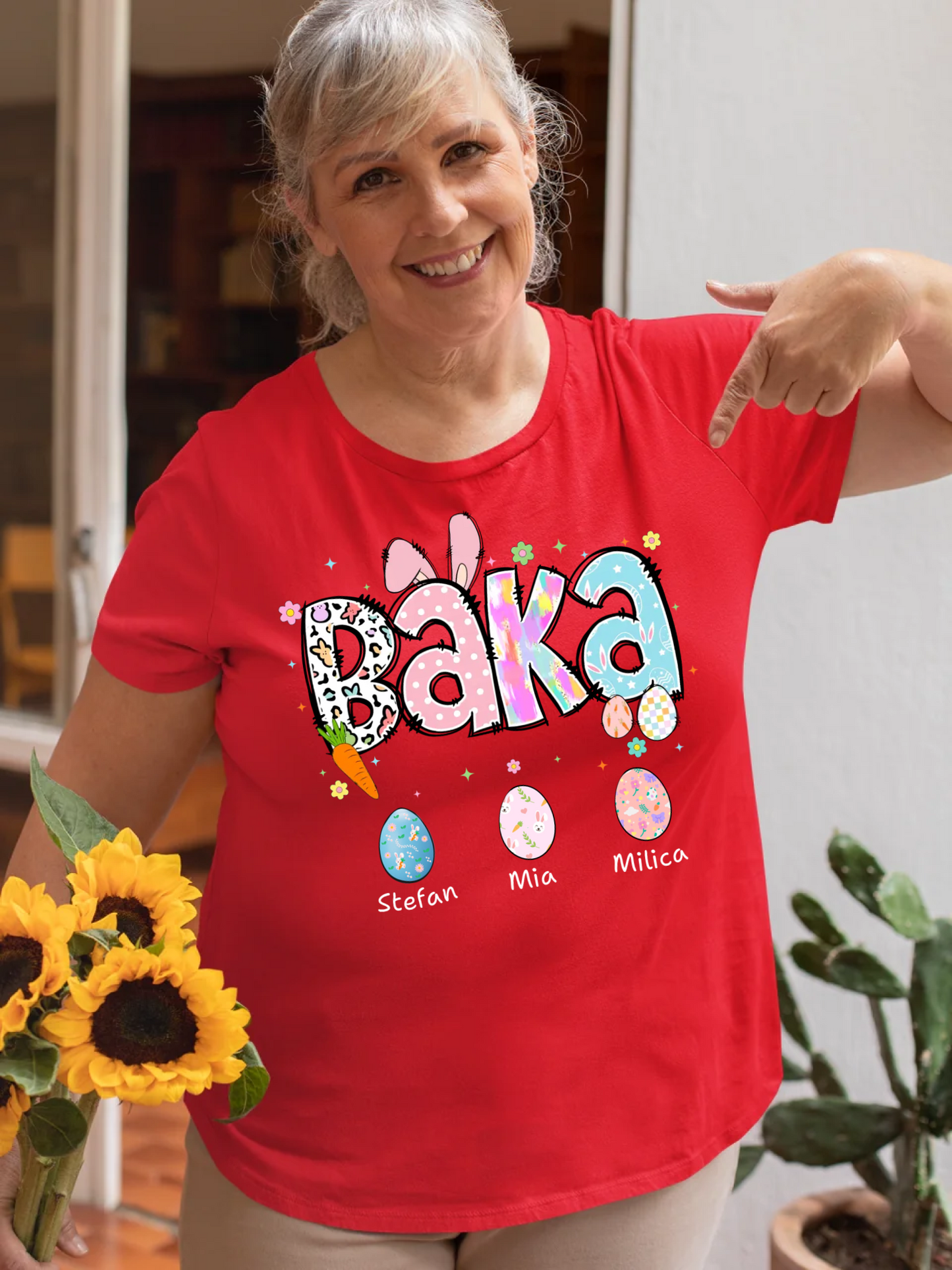 Ženska Majica - Baka Uskršnja Jaja