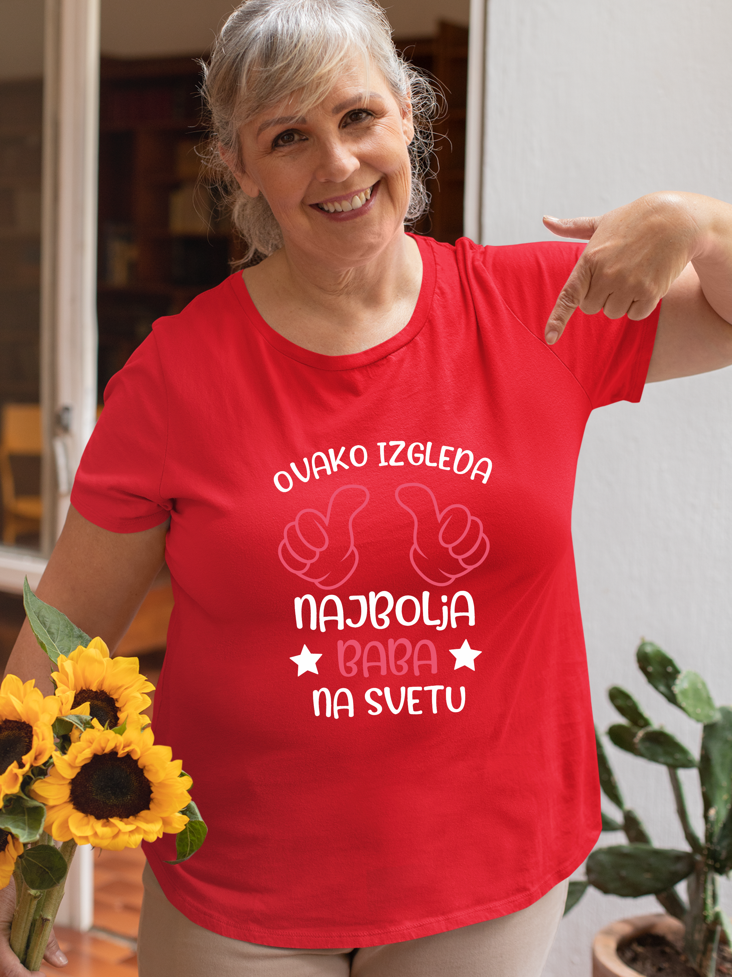 Ženska Majica - Ovako Izgleda Najbolja Baba na Svetu