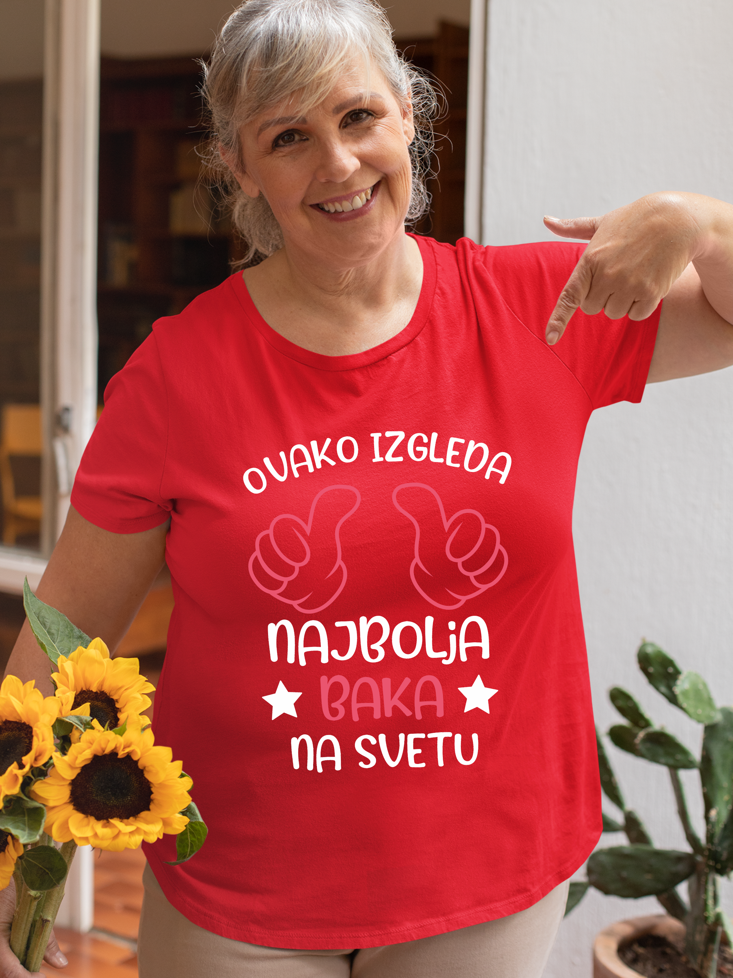 Ženska Majica - Ovako Izgleda Najbolja Baka na Svetu