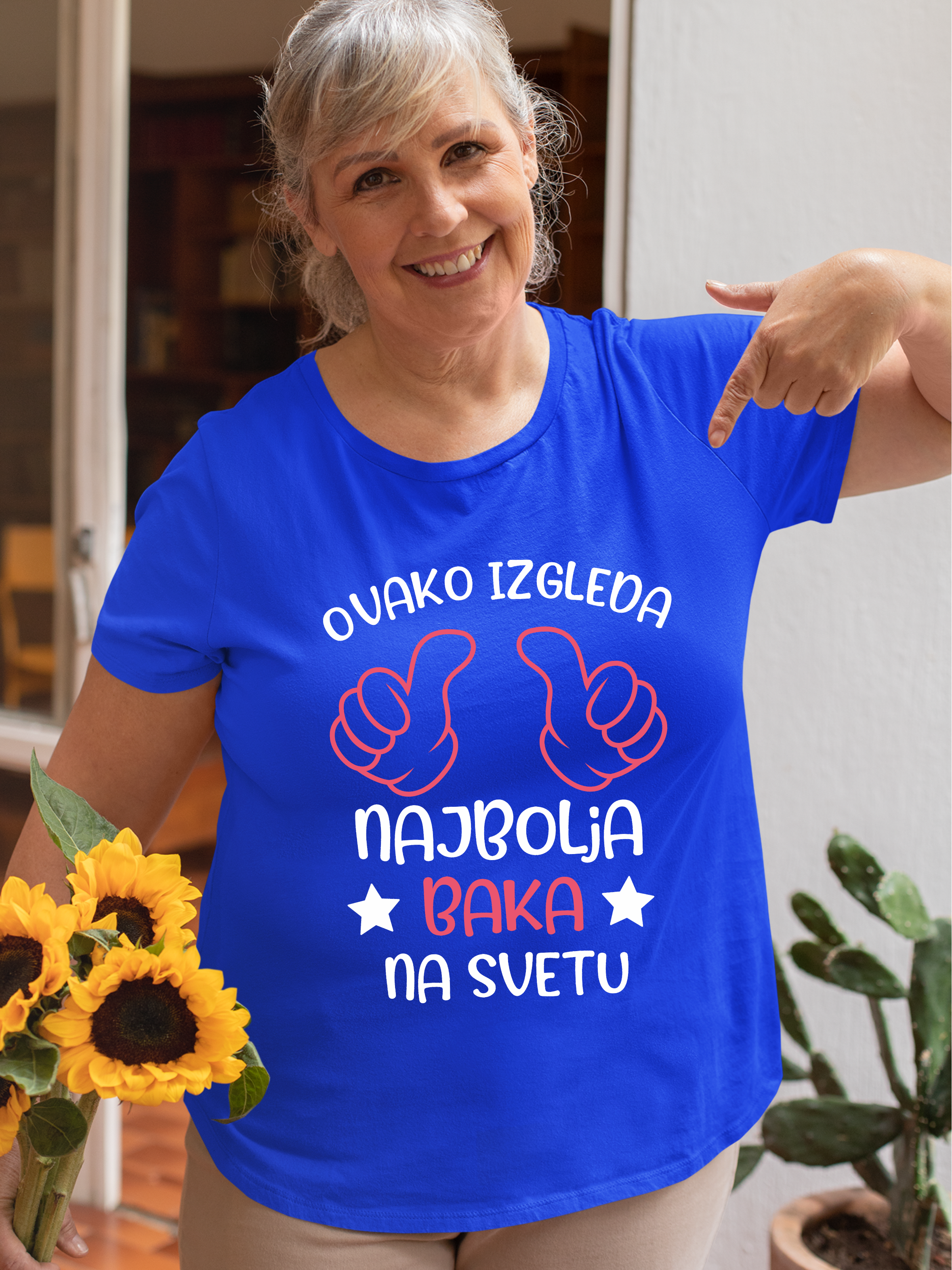 Ženska Majica - Ovako Izgleda Najbolja Baka na Svetu