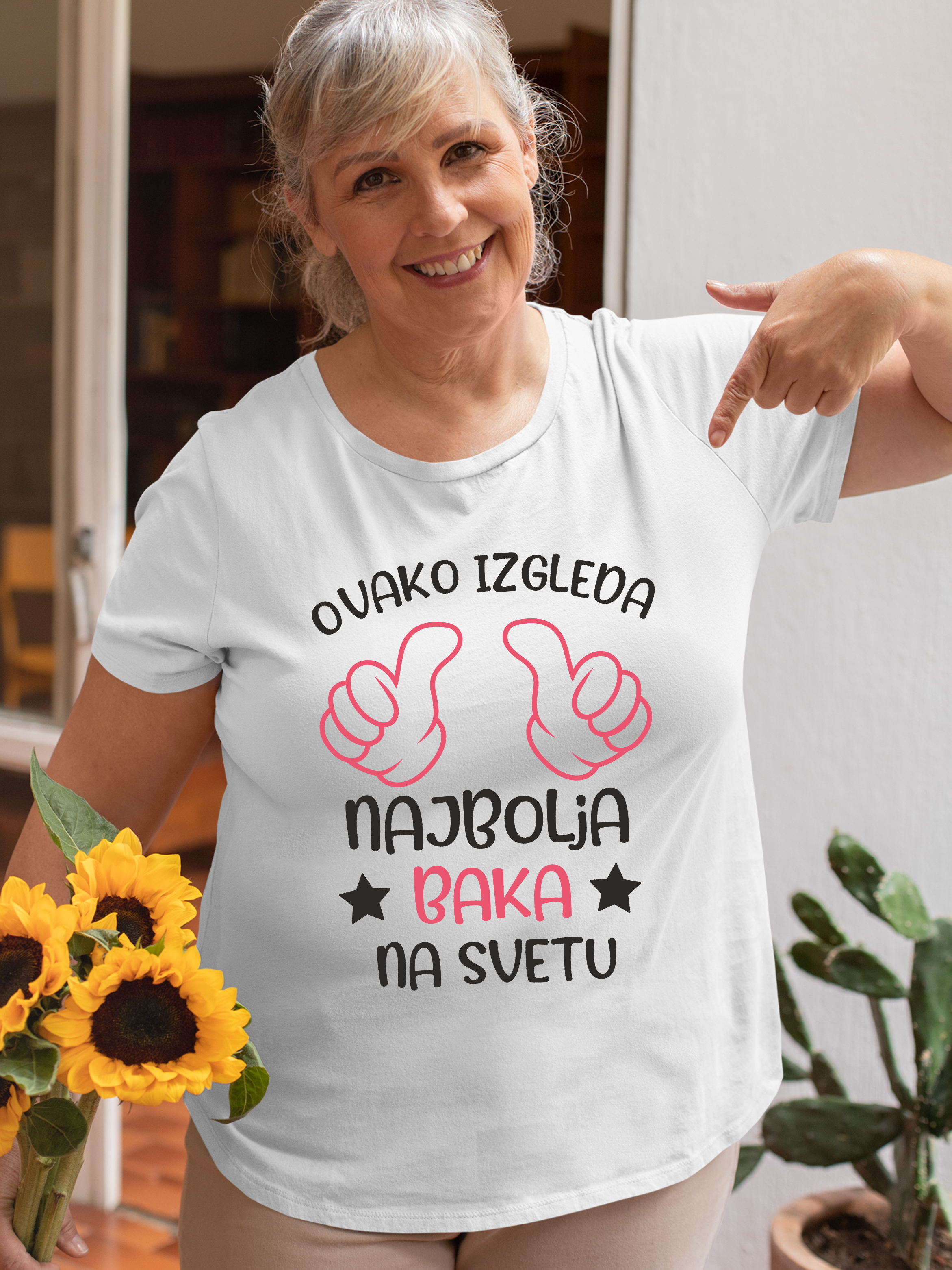 Ženska Majica - Ovako Izgleda Najbolja Baka na Svetu