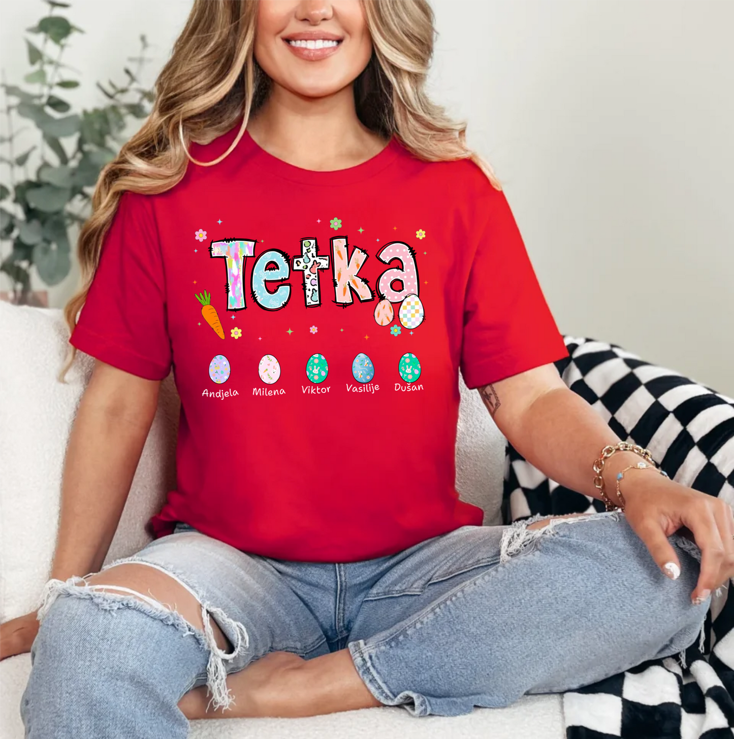 Ženska Majica - Tetka Uskršnja Jaja