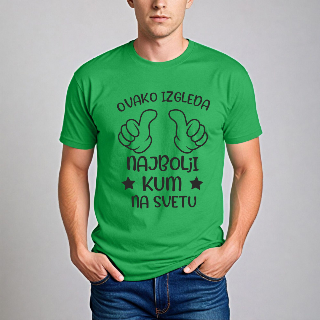 Muška Majica - Ovako Izgleda Najbolji Kum Na Svetu