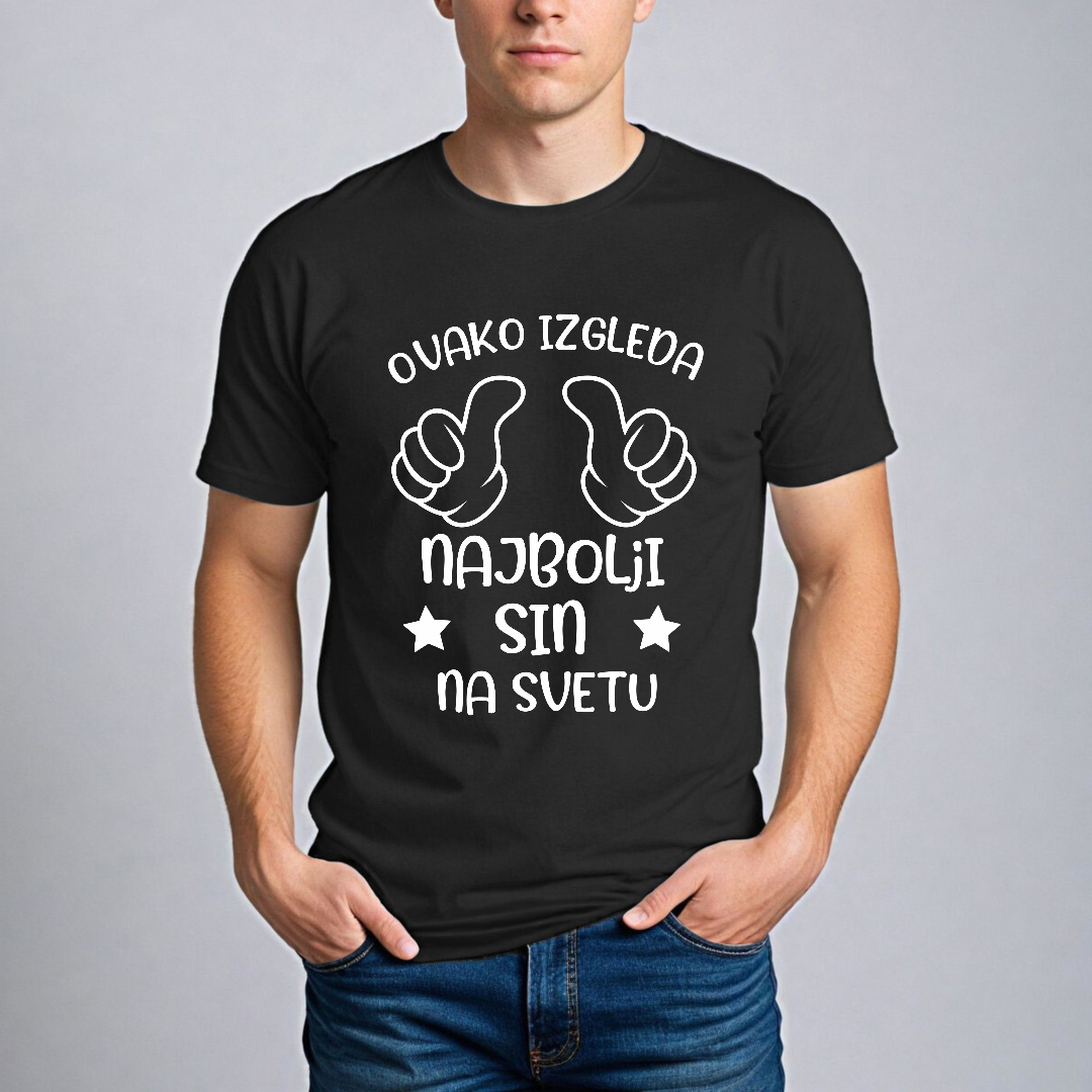 Muška Majica - Ovako Izgleda Najbolji Sin Na Svetu