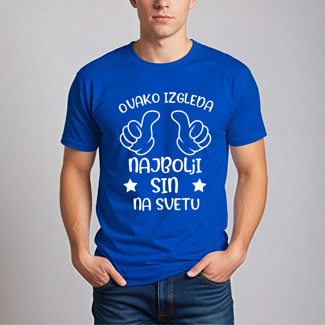 Muška Majica - Ovako Izgleda Najbolji Sin Na Svetu