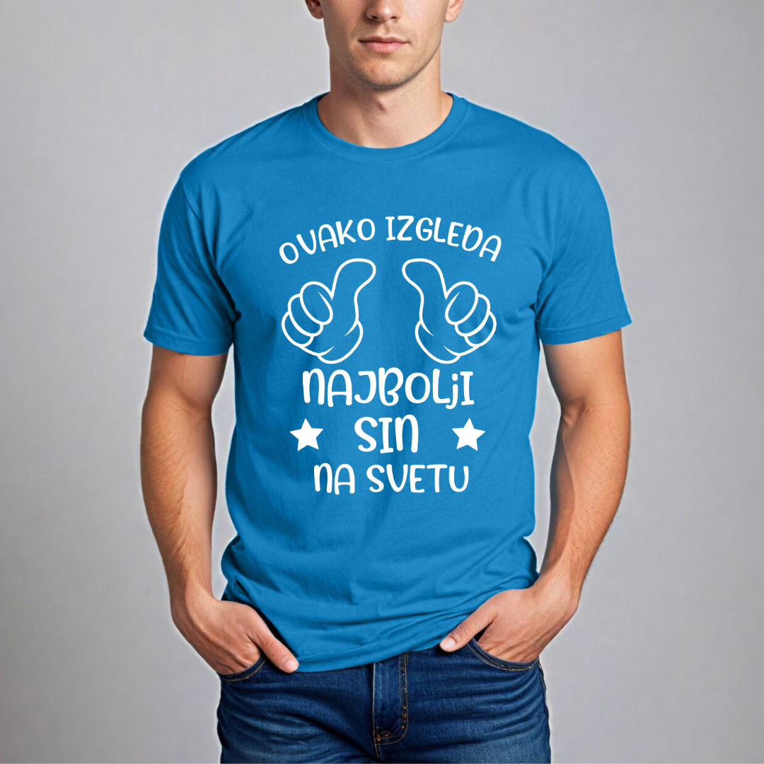 Muška Majica - Ovako Izgleda Najbolji Sin Na Svetu