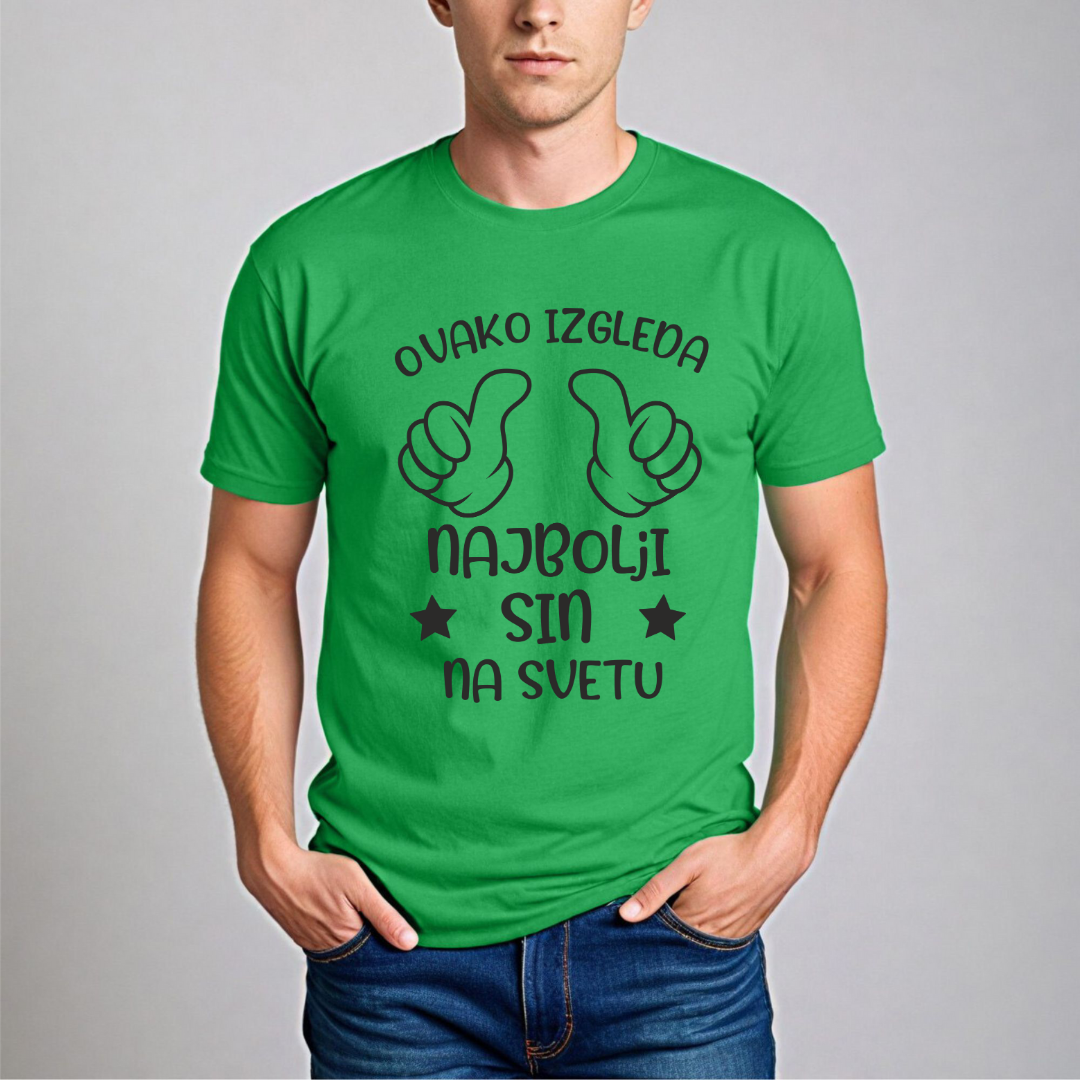 Muška Majica - Ovako Izgleda Najbolji Sin Na Svetu