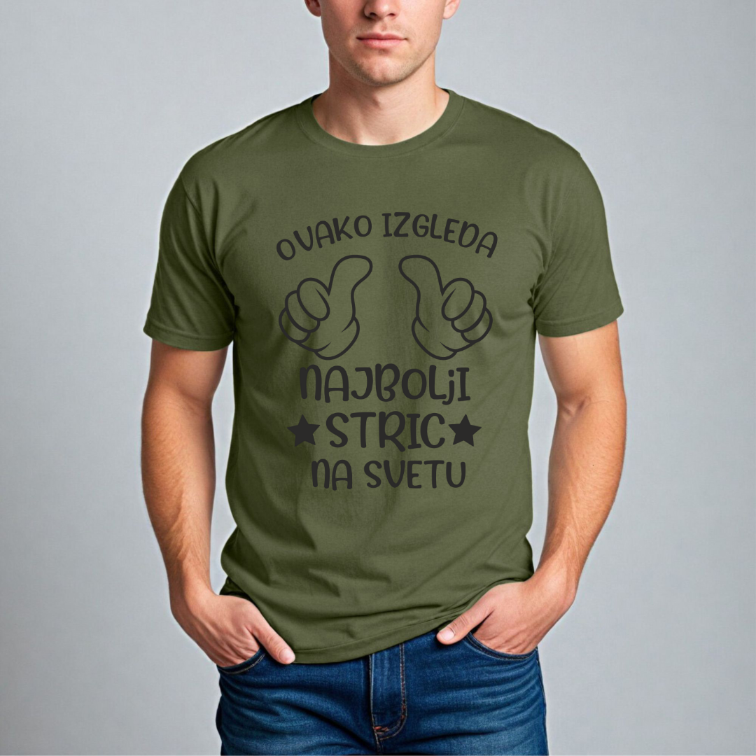 Muška Majica - Ovako Izgleda Najbolji Stric Na Svetu