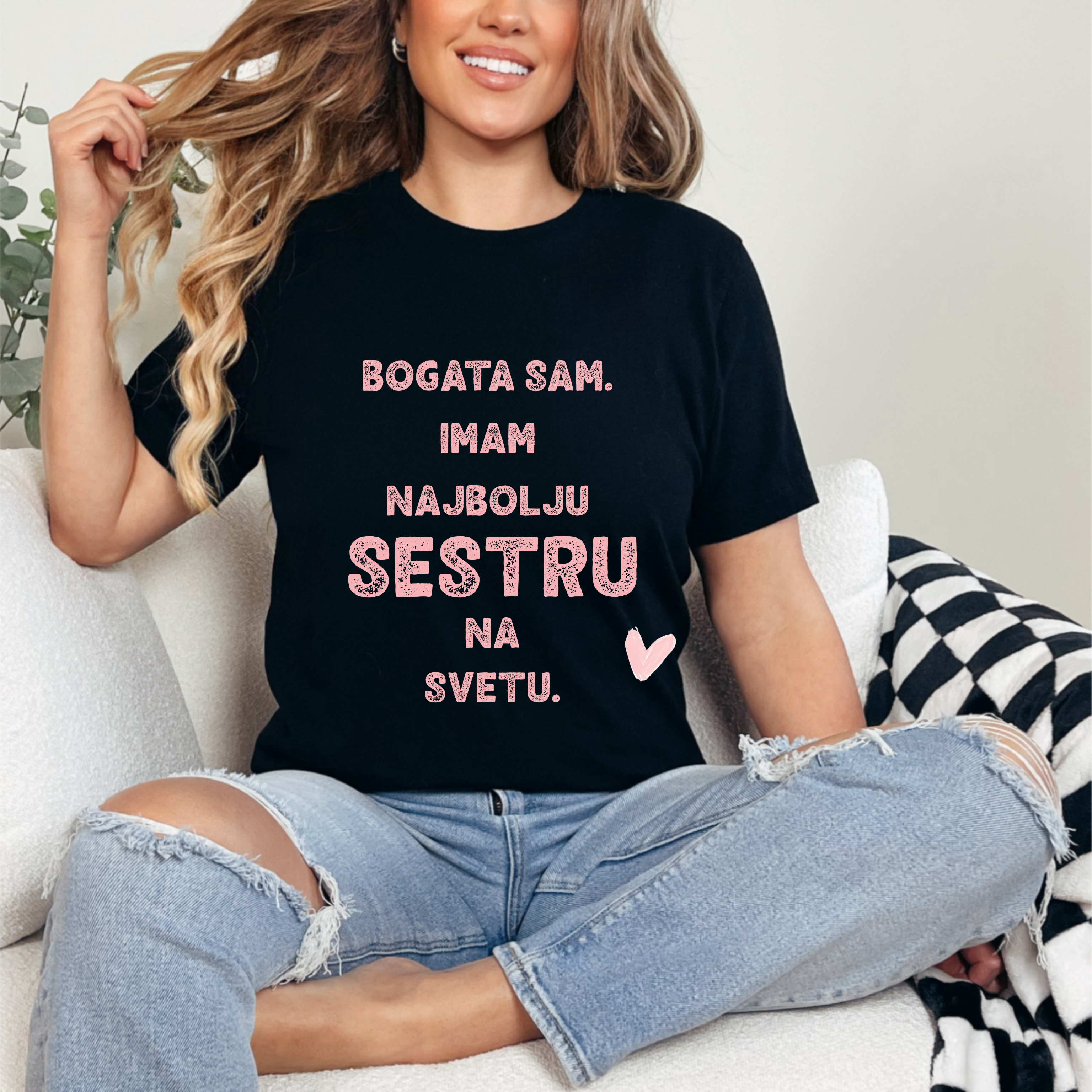Ženska Majica - Bogata Sam