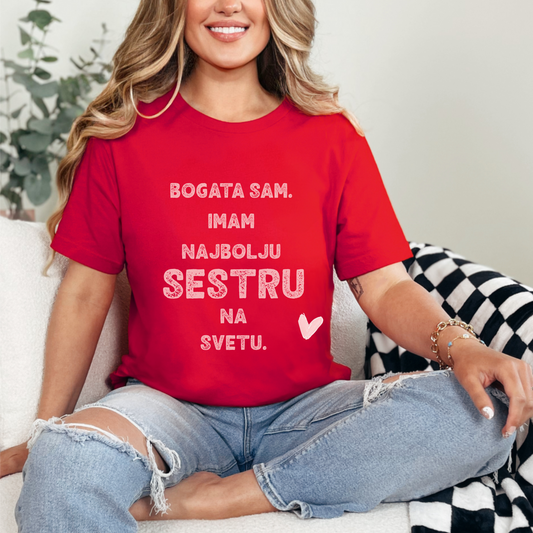 Ženska Majica - Bogata Sam
