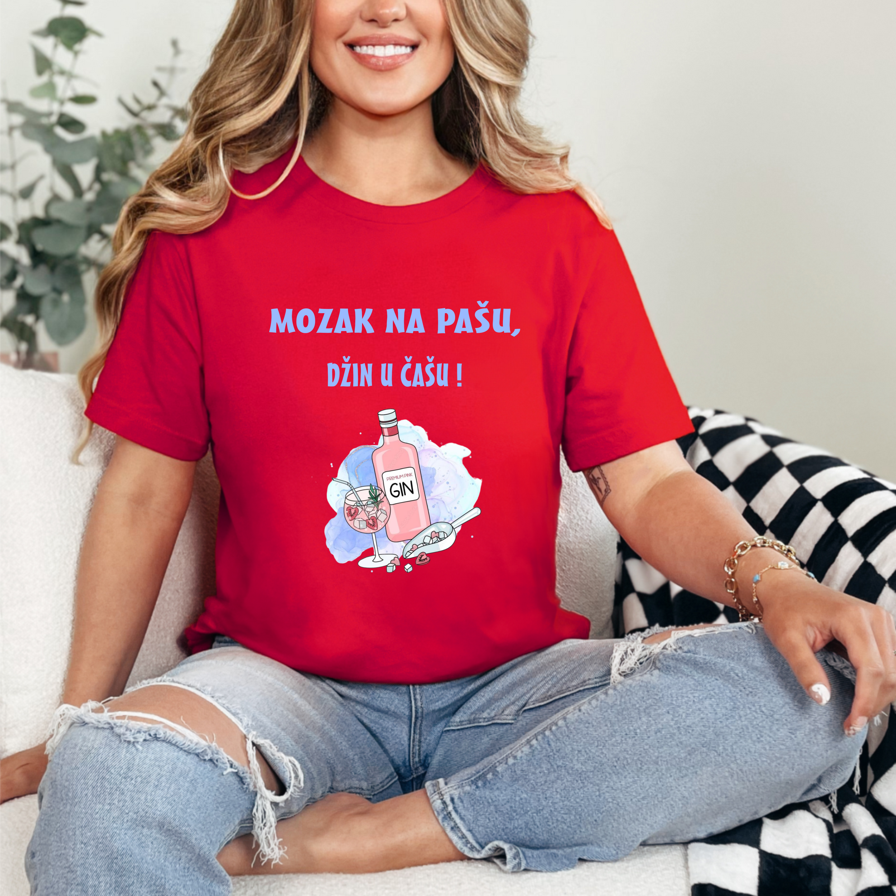 Ženska Majica - Mozak Na Pašu